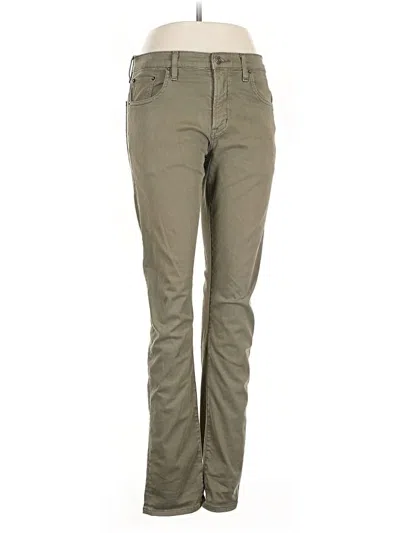Pre-owned Edwin Khaki Pant In Green