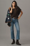 Edwin Lark Ankle Mid-rise Bootcut Jeans In Blue