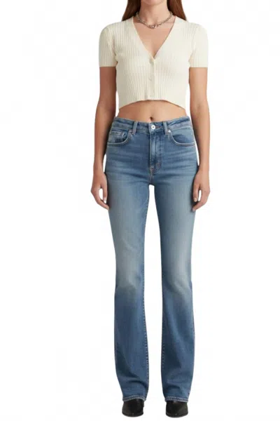 Edwin Lark Classic Flare Jean In Flashback In Blue