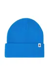 Edwin Logo-patch Beanie Hat In Blue