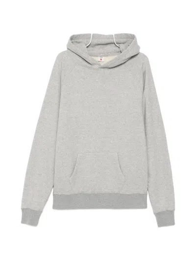 Edwin Logo-patch Hoodie In Gray