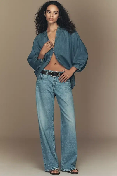 Edwin Luca Low-rise Baggy Jeans In Blue