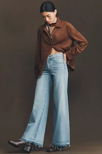 Edwin Marli High-rise Super Wide-leg Jeans In Blue