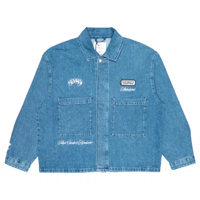 Edwin Men  Oshino Uniform Light Stone Washed In Blue