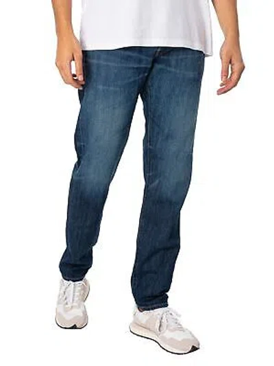 Pre-owned Edwin Men's Regular Tapered Kaihara Jeans, Blue