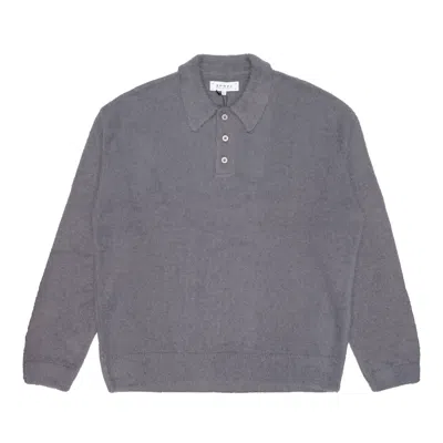 Edwin Men's Sweater  Dex Polo Excalibur In Gray
