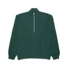 Edwin Men's Zipshirt  Koji Half Zip In Green