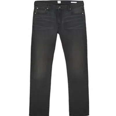 Edwin Mens Denim Maddox Straight Slim Jeans In Knight Ryder In Black