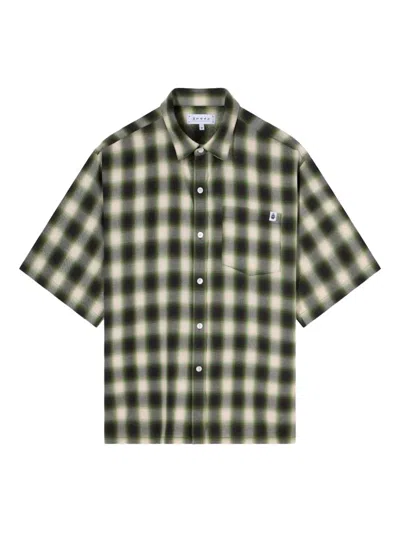 Edwin Millbury Plaid Shirt In Green