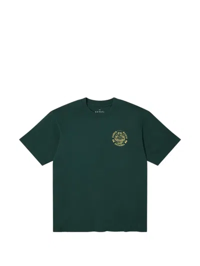 Edwin Music Channel Graphic Crew-neck T-shirt In Green