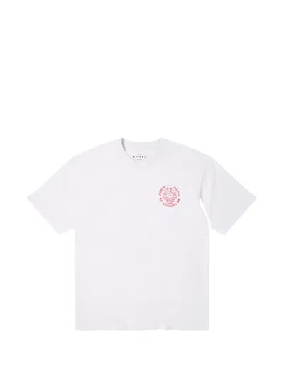 Edwin Music Channel Graphic-print T-shirt In White