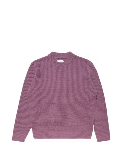 Edwin Nix Chunky-knit Sweater In Purple