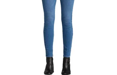 Edwin Pixie Crop Mid Rise Skinny Jeans In Ritual In Blue