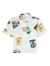 Edwin Printed Short-sleeve Shirt In White