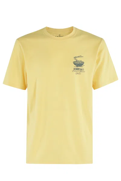 Edwin Ramen Palace Tshirt In Yellow