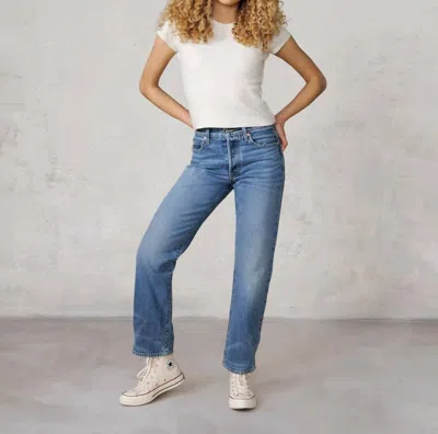 Edwin Sawyer Boyfriend Jeans In Williams In Blue