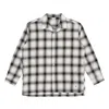 Edwin Check-print Open-collar Shirt In Animal Print