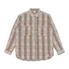 Edwin Shirt Man  Work Japan Beige/brown In Multi