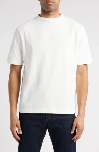 Edwin Solid White Cotton T-shirt