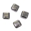 Edwin Stainless Steel Ice Cube Tray Silver In Black