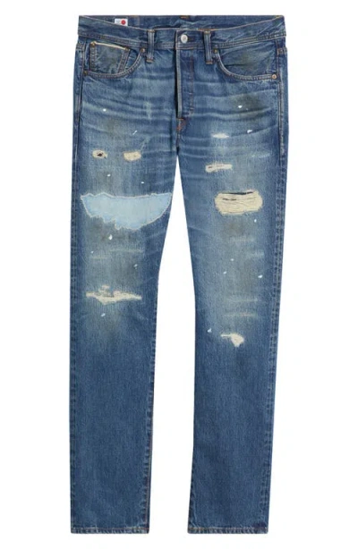 Edwin Straight Leg Jeans In Blue
