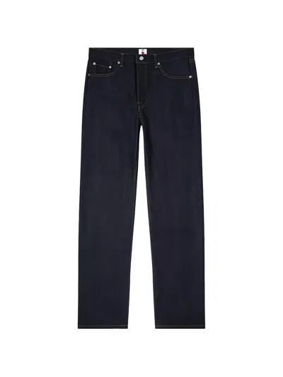 Edwin Straight Regular Jeans In Burgundy