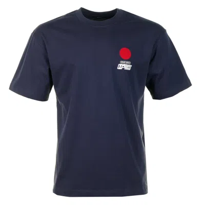 Edwin Sun Short Sleeve T Shirt Maritime Blue