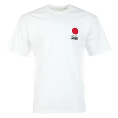 Edwin Sun Short Sleeve T Shirt White