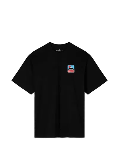 Edwin Sunset On Fuji San T-shirt In Black