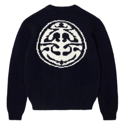 Edwin Sweater  Ellis Sweater - Navy In Black