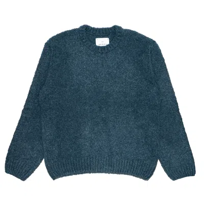 Edwin Unisex Adult Shirt  Dun Textured Sweater In Blue