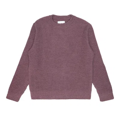 Edwin Unisex Adult Shirt  Nix Sweater Grape Nectar In Pink