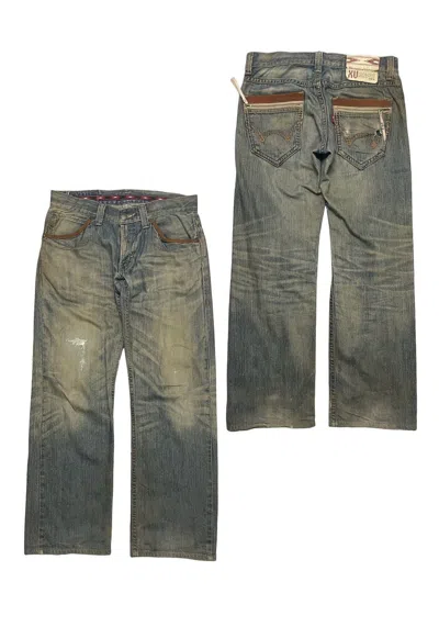 Pre-owned Edwin Vintage  Exclusive Vintage Distressed In Blue