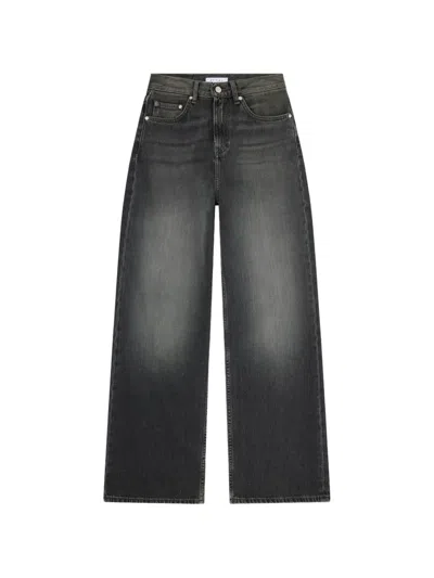 Edwin W' Olivia Washed-effect Jeans In Black