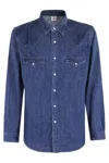 Edwin Western Shirt Ls Japan In Blue