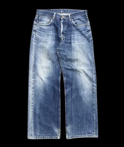 Pre-owned Edwin Wide Leg Vintage Selvedge Denim In Blue