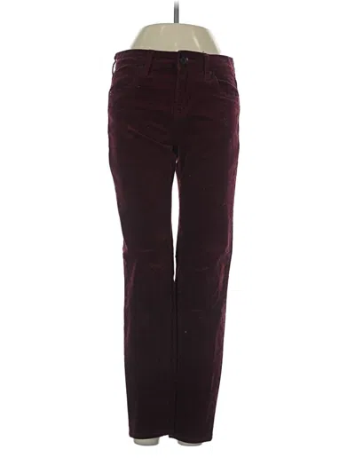 Pre-owned Edyson Casual Pants In Burgundy