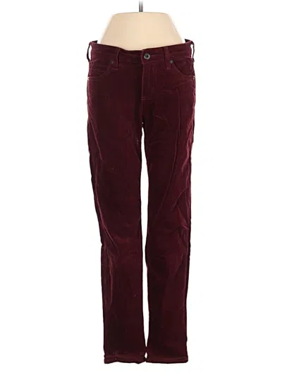 Pre-owned Edyson Casual Pants In Burgundy