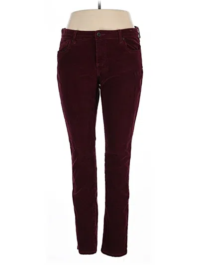 Pre-owned Edyson Casual Pants In Burgundy