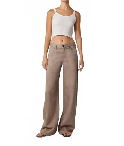 Edyson Charles Utility Pant In Cement In Brown