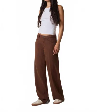 Edyson Charles Utility Pant In Chocolate In Brown