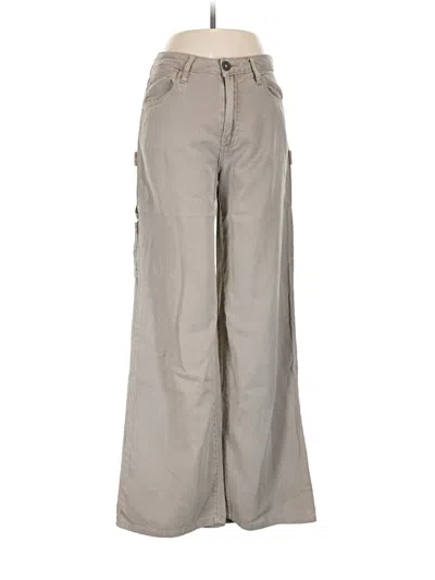 Pre-owned Edyson Linen Pants In Gray