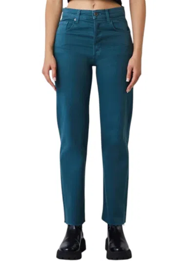 Edyson Vincent High Rise Wide Leg Jeans In Tuscany In Multi