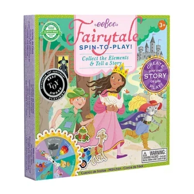 Eeboo Fairytale Spin To Play Game Ages 3+ 32-pc. Puzzle In Multi