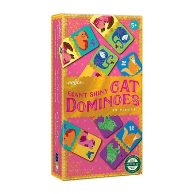 Eeboo Giant Shiny Cat Dominoes Dominoes In Transparent