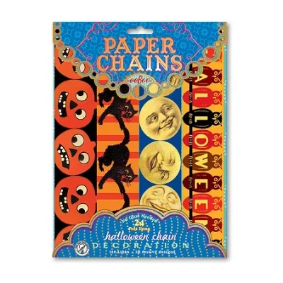 Eeboo Halloween Paper Chain - 120 Links Paper Craft In Transparent