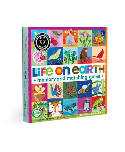 Eeboo Life On Earth Memory & Matching Game, Ages 3+ In Multi