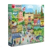 Eeboo Piece And Love Copenhagen 1000 Piece Square Adult Jigsaw 1000-pc. Puzzle In Transparent