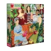 Eeboo Piece And Love Jane Austen's Book Club 1000 Piece Square Adult Jigsaw 1000-pc. Puzzle In Transparent