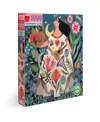 Eeboo Piece And Love Mother Earth 1000 Piece Square Adult Jigsaw Puzzle Set In Multi